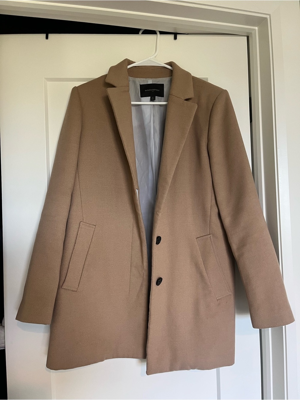 Banana Republic Camel/Tan Women's Pea Coat